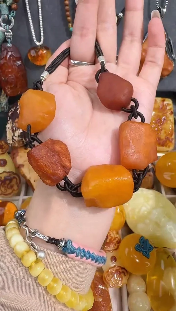 裸石琥珀未镶嵌琥珀