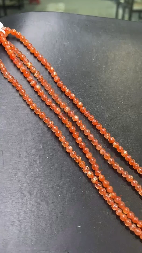 未镶嵌手串日光石金太阳多圈手串5mm+多样性发一 JP57533