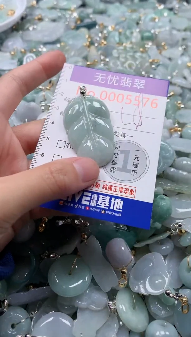 翡翠未镶嵌吊坠(不含链)5576