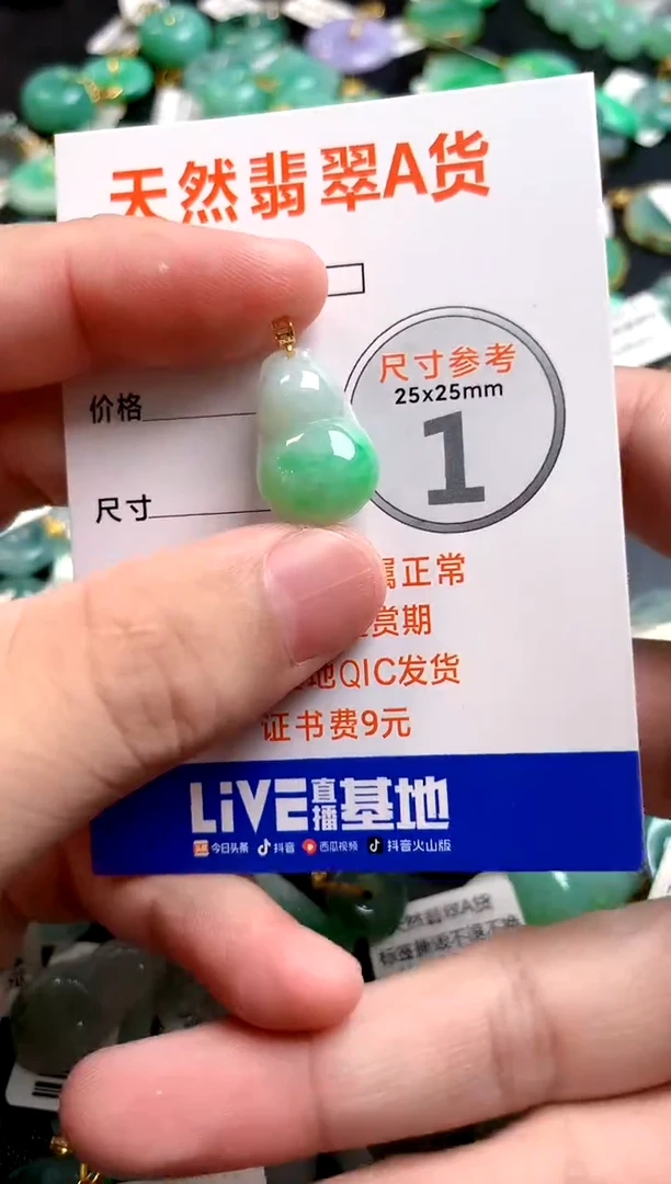 颈饰18K金镶嵌翡翠0030187727