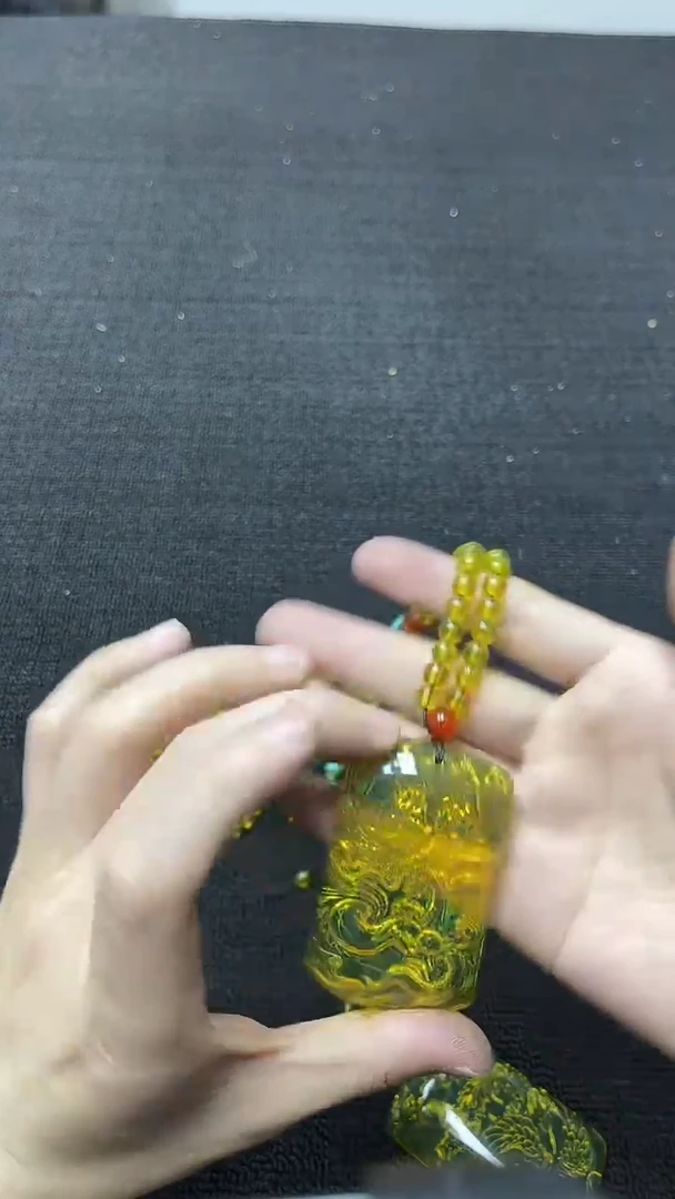 【闪购商品】蓝珀吊坠(不含链)未镶嵌精美吊坠148