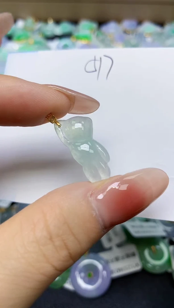 翡翠未镶嵌颈饰 天然缅甸翡翠A货