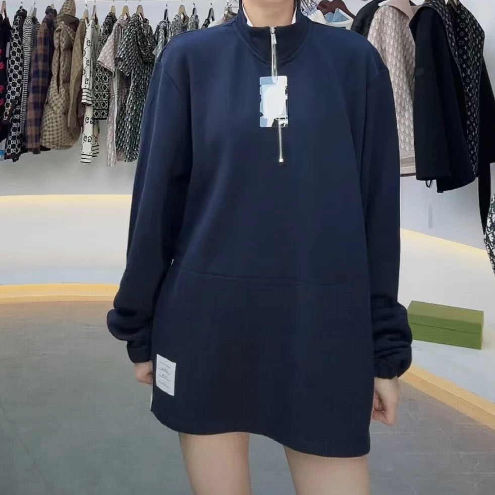 未使用 THOMBROWNE Thom Browne 25SS长袖半拉链套头衫3