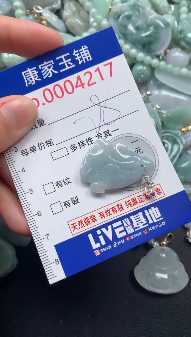 颈饰未镶嵌翡翠4217