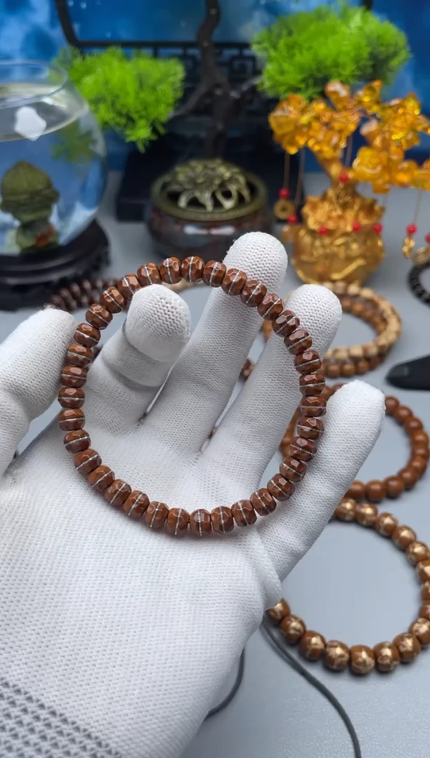 【闪购商品】紫金鼠手串紫金鼠一线天雕刻