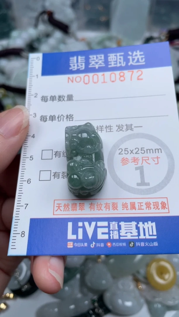 颈饰未镶嵌翡翠10872