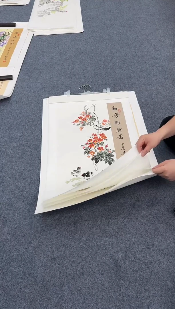 国画金*打包手绘作品