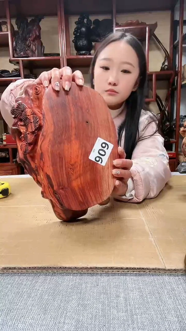 【闪购商品】贡木红木底座工艺品收藏