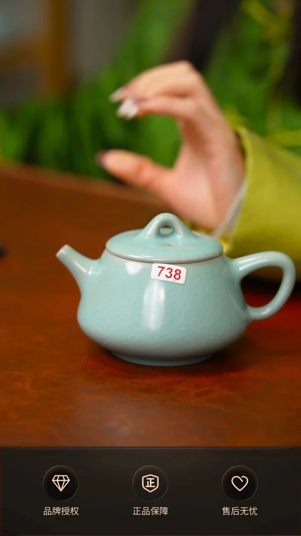 二级仿古支钉石瓢壶738号 简装