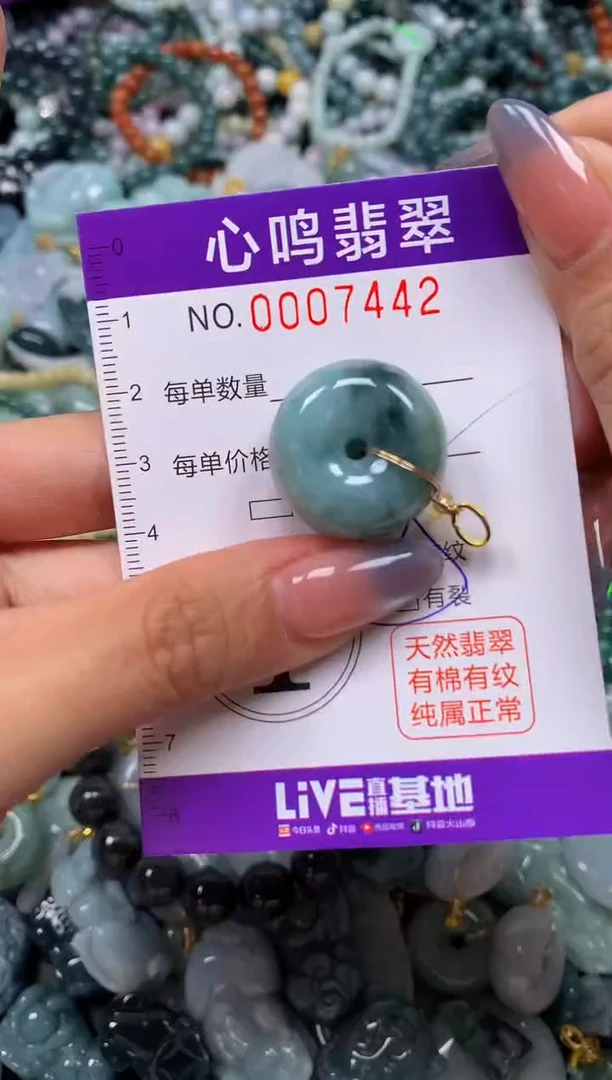 颈饰未镶嵌翡翠闪购007442