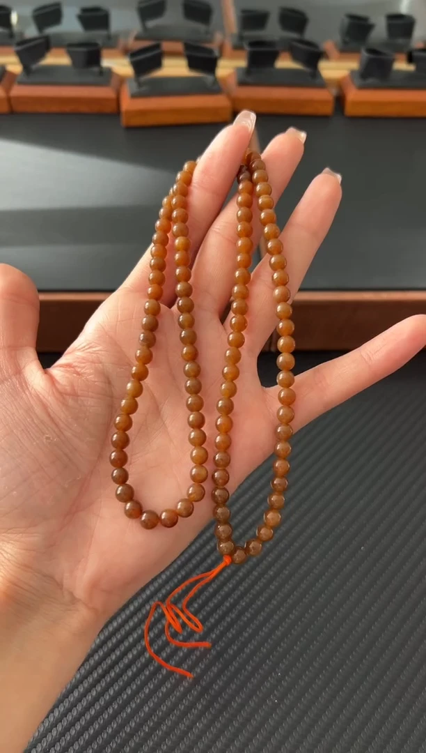 项链未镶嵌和田玉蔓*且末金山微色差卡6