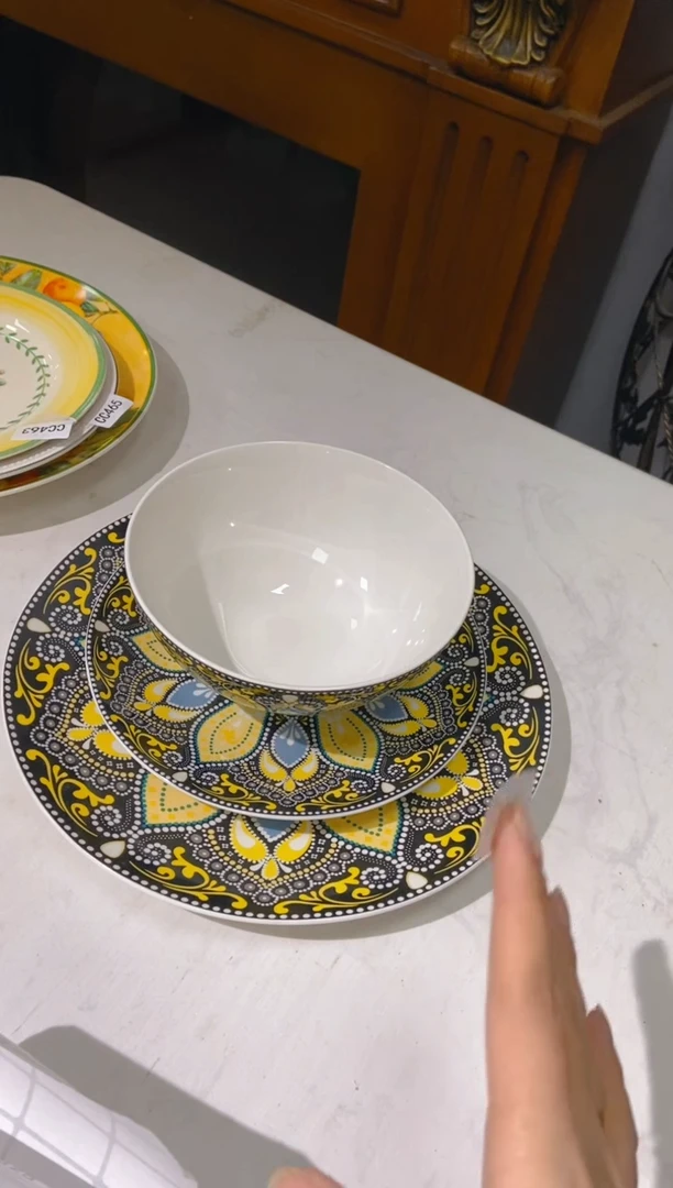 【闪购商品】瓷片CC479陶瓷没有完美无瑕陶瓷1套