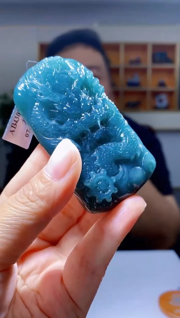 定制翡翠未镶嵌LL翡翠毛货HMX-21