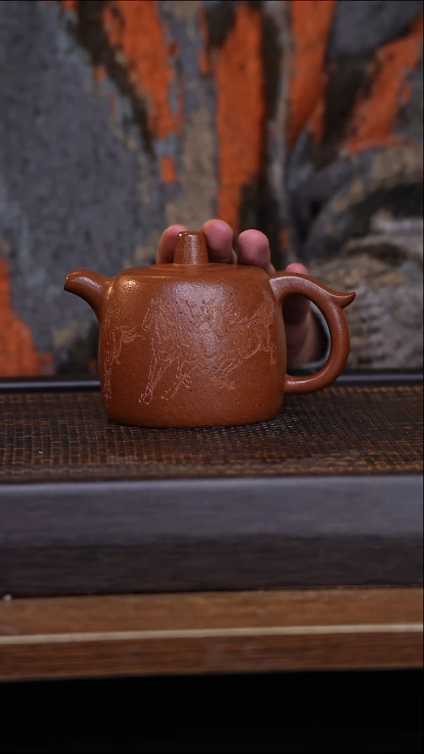 茶壶紫砂宜兴手工原矿紫砂壶001带双证书