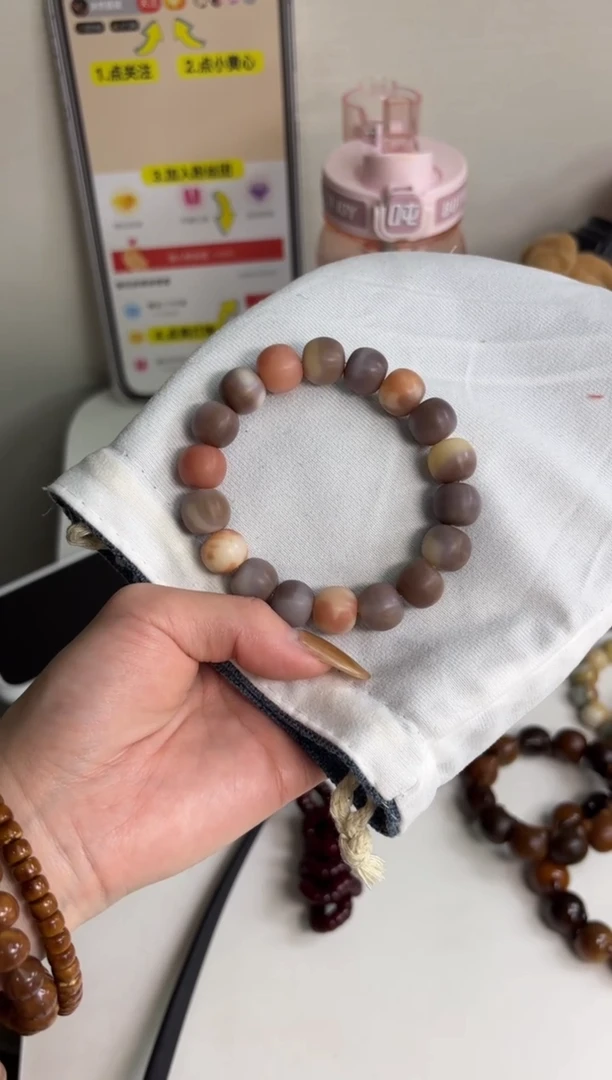 手串菩提根/象牙果沐g94花海干磨苹果11*13mm手串