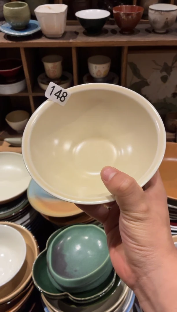 瓷片f****n148酷金厚边碗1个