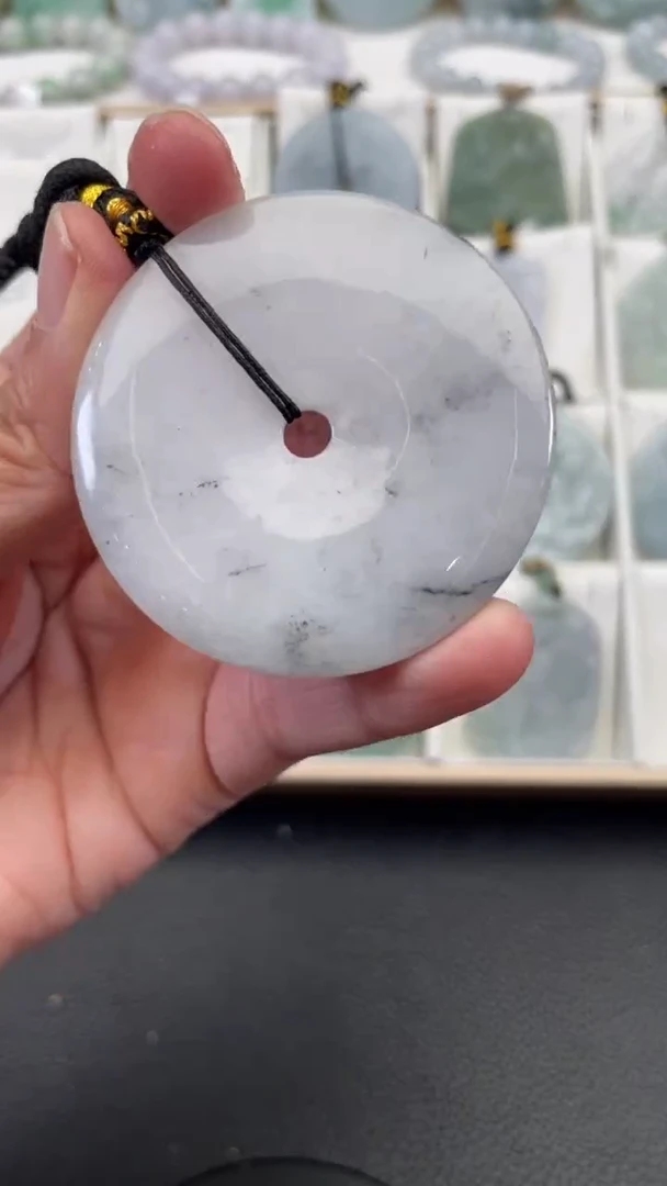 颈饰未镶嵌翡翠天然缅甸翡翠A货392