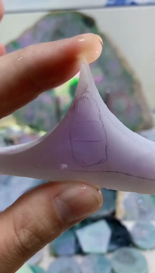 裸石翡翠0蒙0翡翠珠宝530