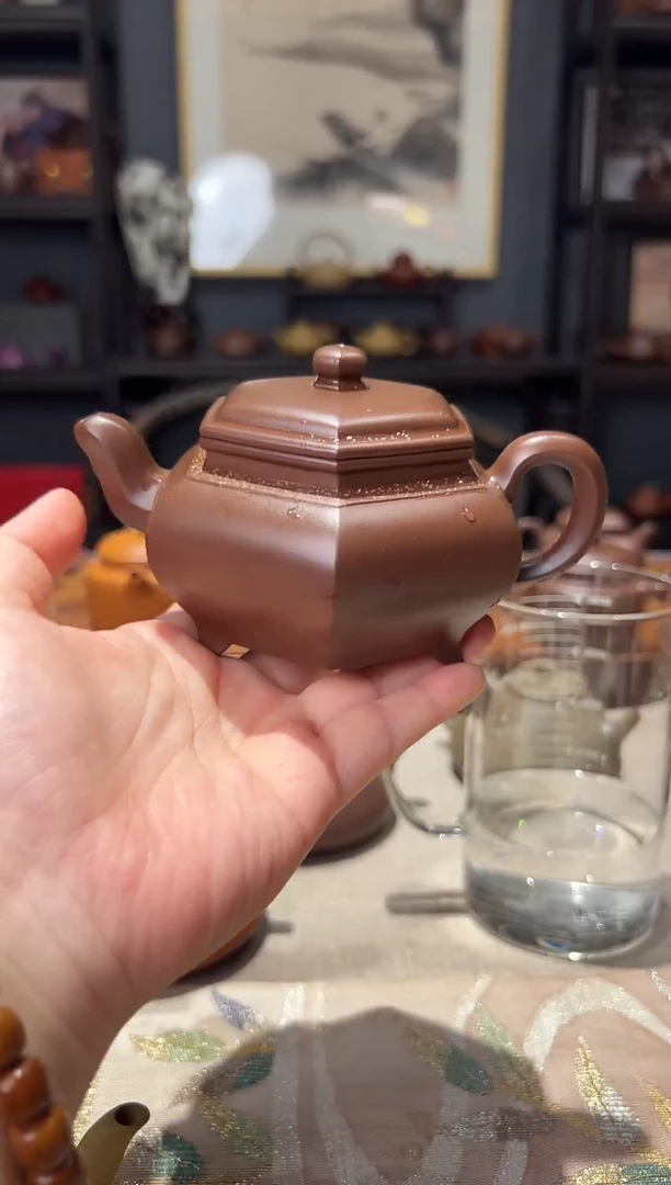 茶壶紫砂铺砂 方器 六方宣炉