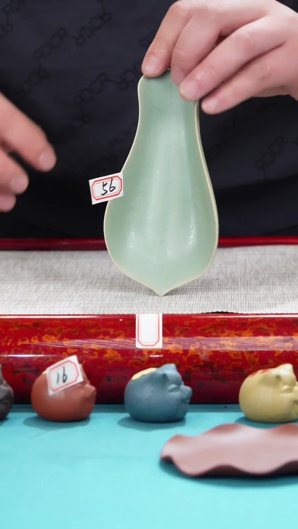 【闪购商品】紫砂茶壶56号青瓷茶则