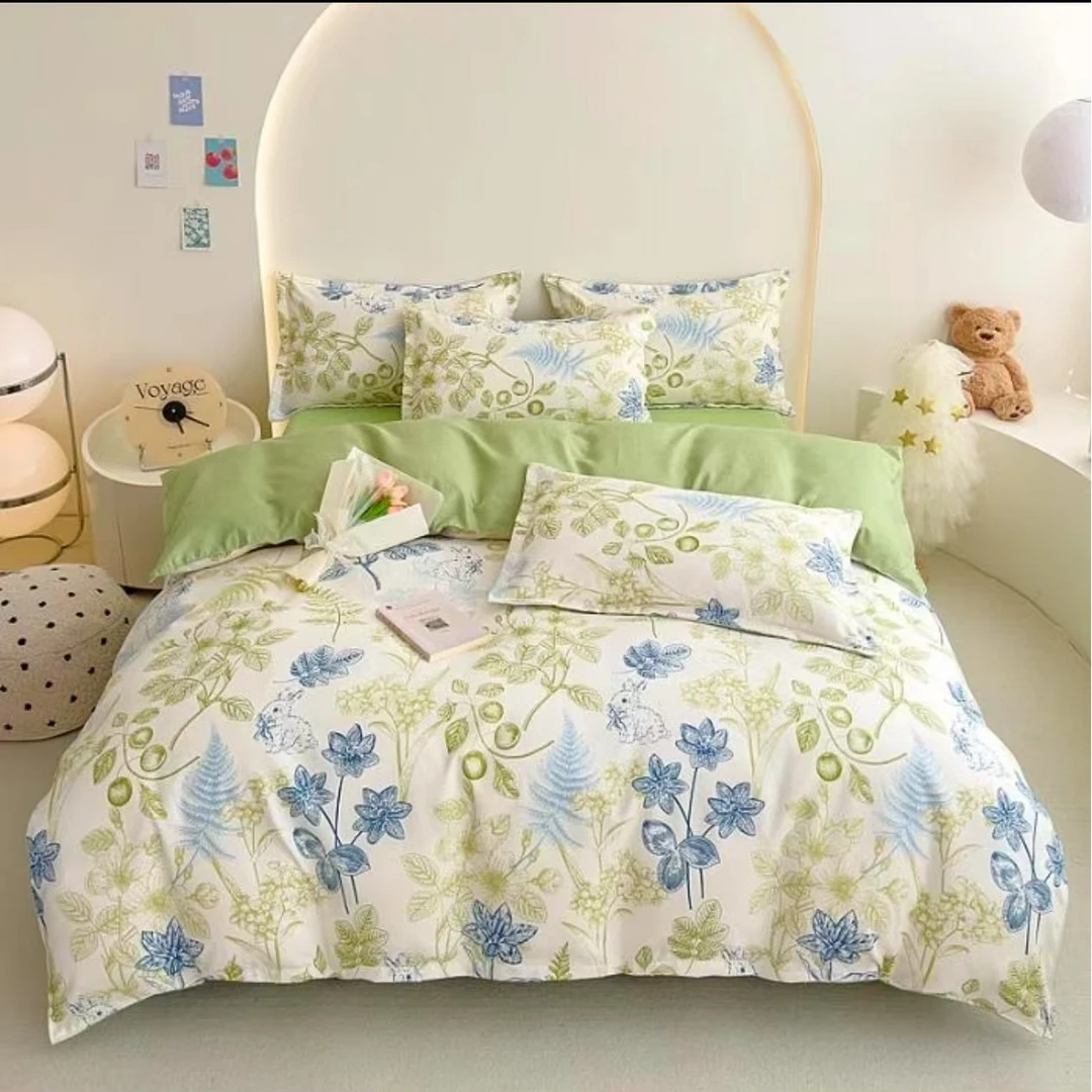 《晶晶粉丝专属》以上防寒秋季床品套件被床品被单休闲风