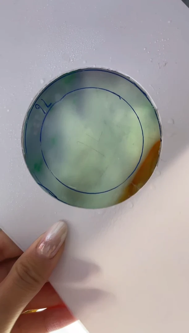 未镶嵌手镯定制翡翠用****3【莫奈浓三彩】SZDZ622/DZS