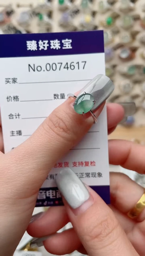 【闪购商品】翡翠戒指银S925镶嵌.........