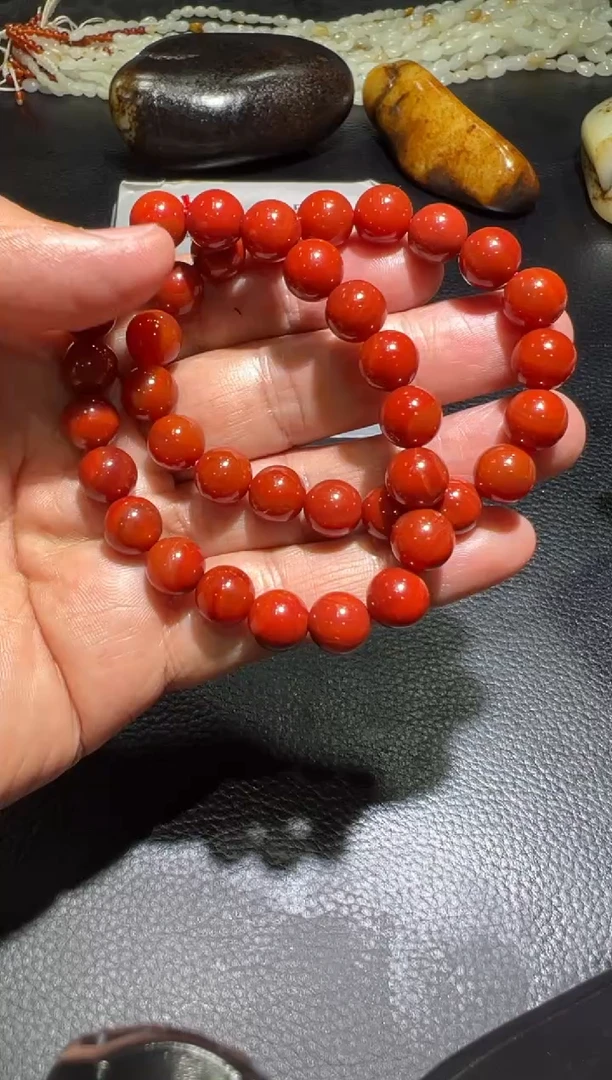 未镶嵌手链玛瑙/玉髓玛瑙手串