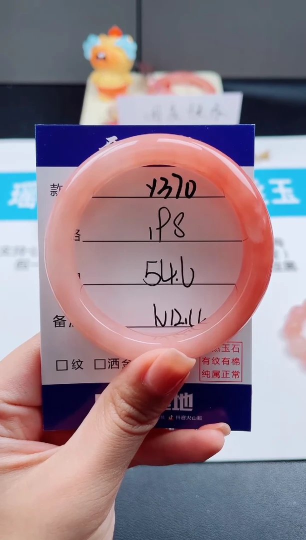 未镶嵌手镯石英质玉Y370--54.6