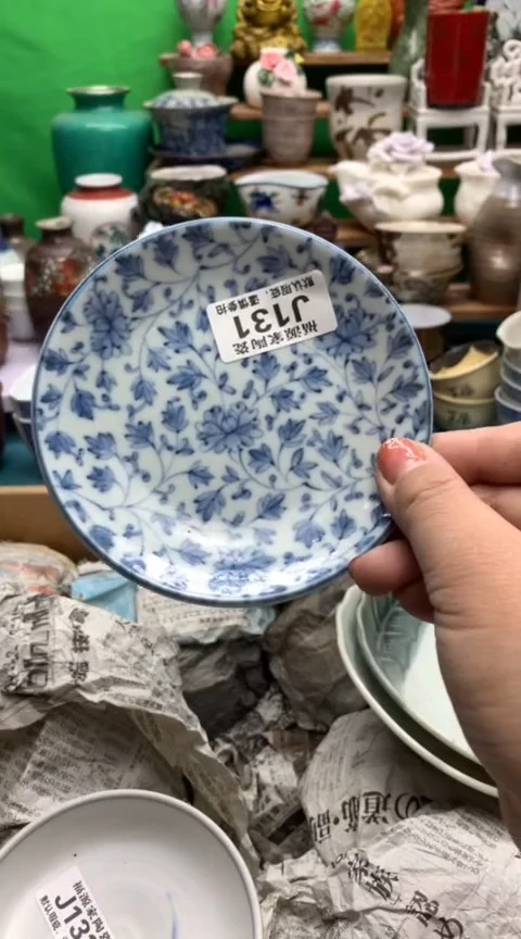 【闪购商品】盖碗海外回流瓷器