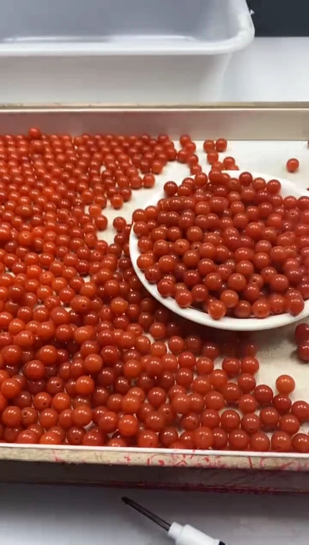 【闪购商品】玛瑙/玉髓颈饰未镶嵌w2185满肉南红8mm*30颗