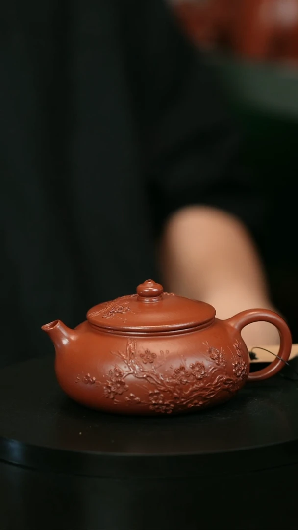 茶壶紫砂辉*H1506陈春芬梅花寒江