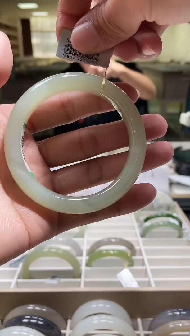 未镶嵌手镯和田玉57-59圈口 0124