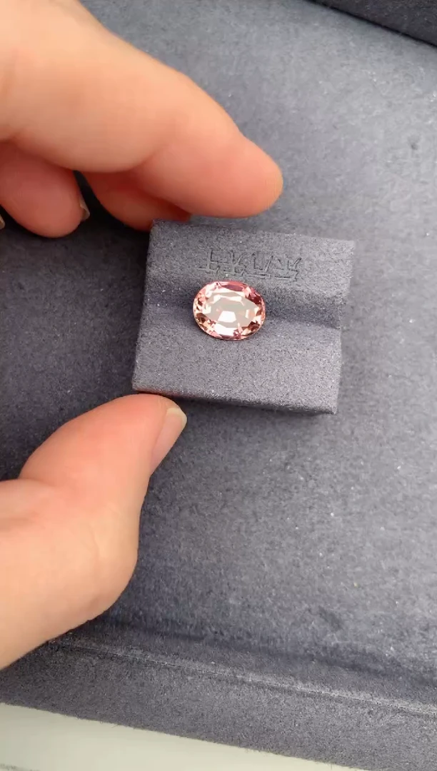 未镶嵌裸石碧玺3ct粉碧玺 定制dc