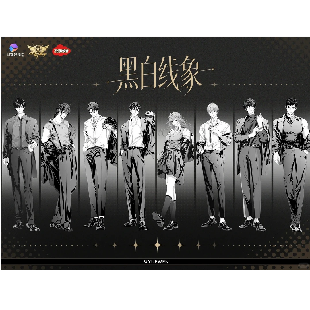 阅文好物【全职高手】黑白线象系列徽章盲盒(代拆)