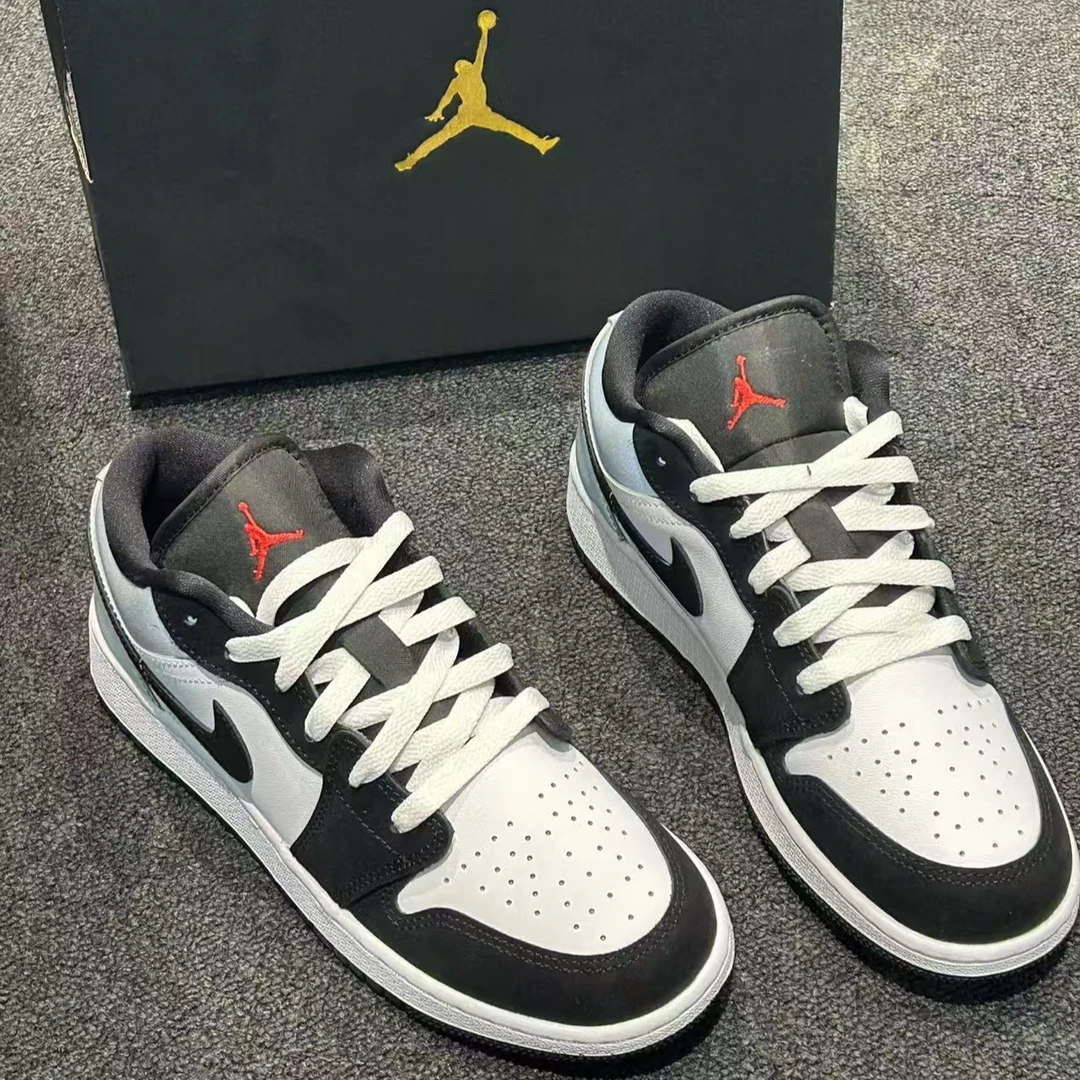 Air Jordan 1 LOW “Panda”黑白 低帮防滑耐磨篮球鞋 官方正品