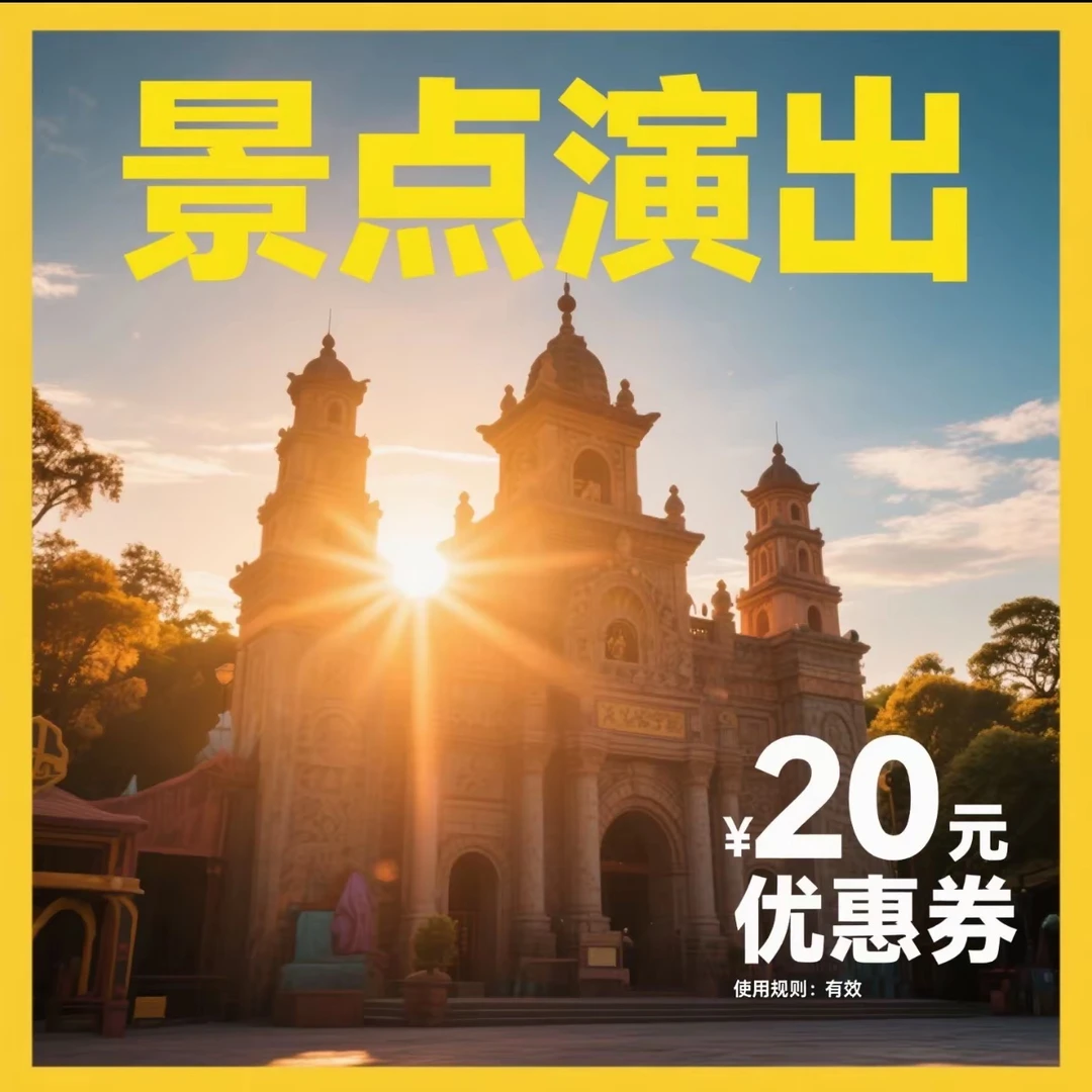 全国演出表演门票20元优惠券