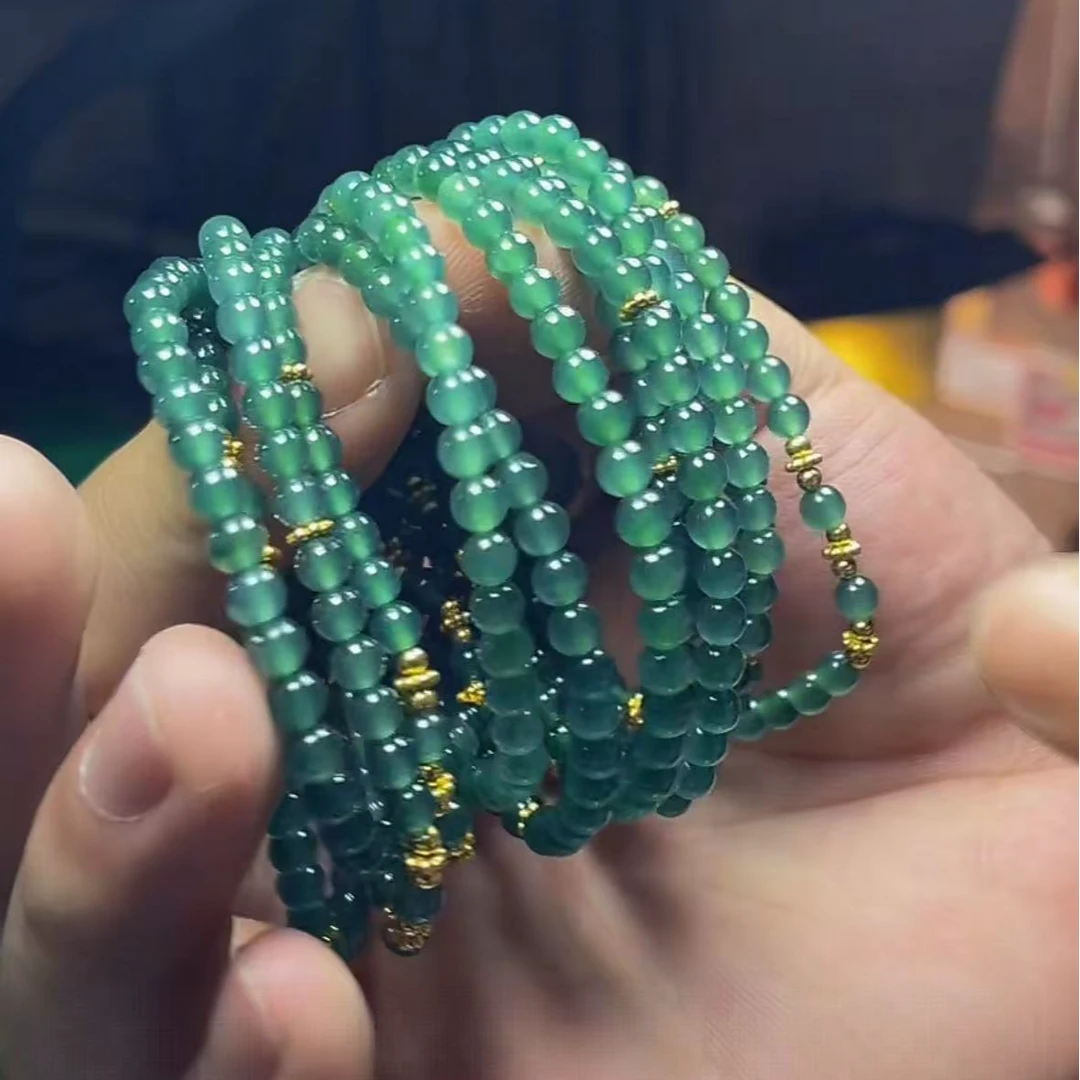 【绿庄】-1814-L05-天然A货翡翠-多样性发其一