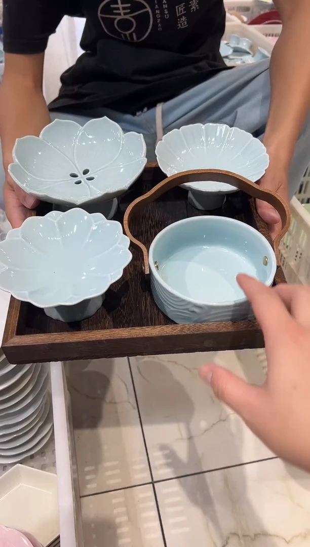 瓷片微瑕商品 介意勿拍 托盘