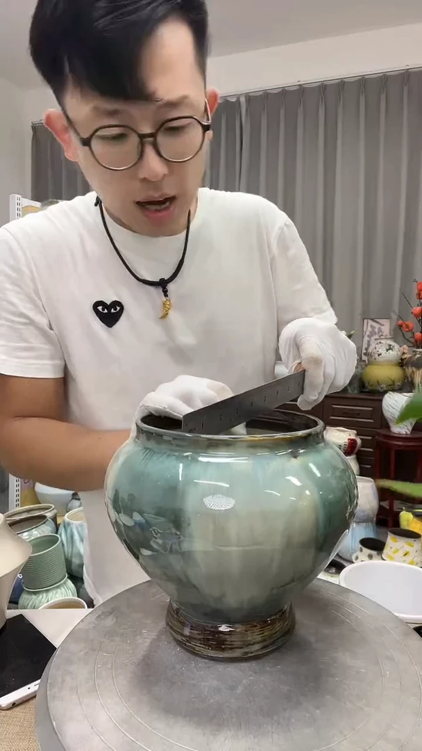 景德镇陶瓷花盆（8.30）高温开裂
