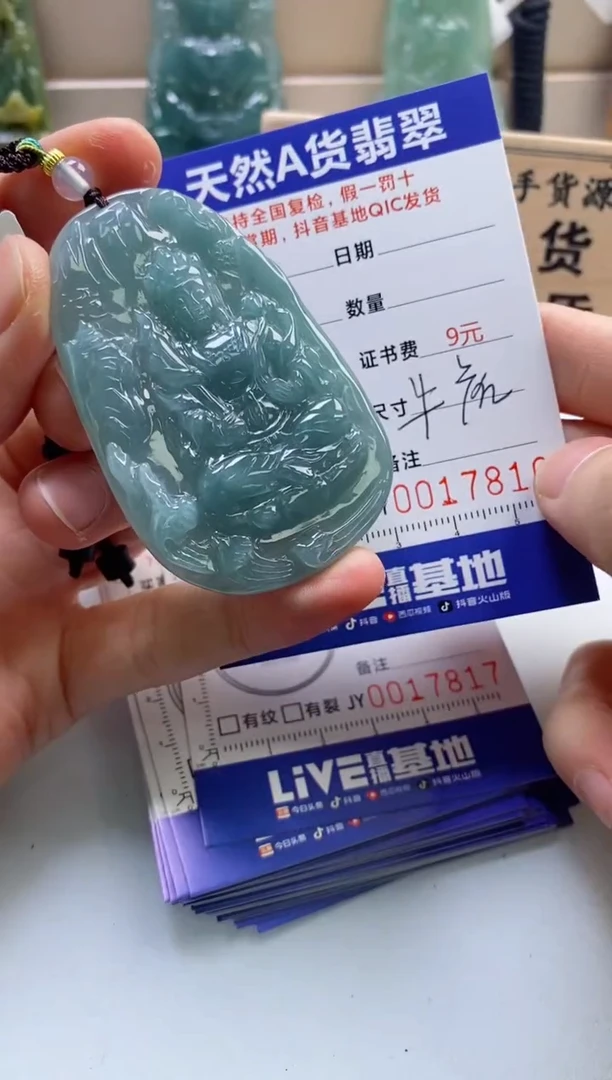翡翠未镶嵌颈饰
