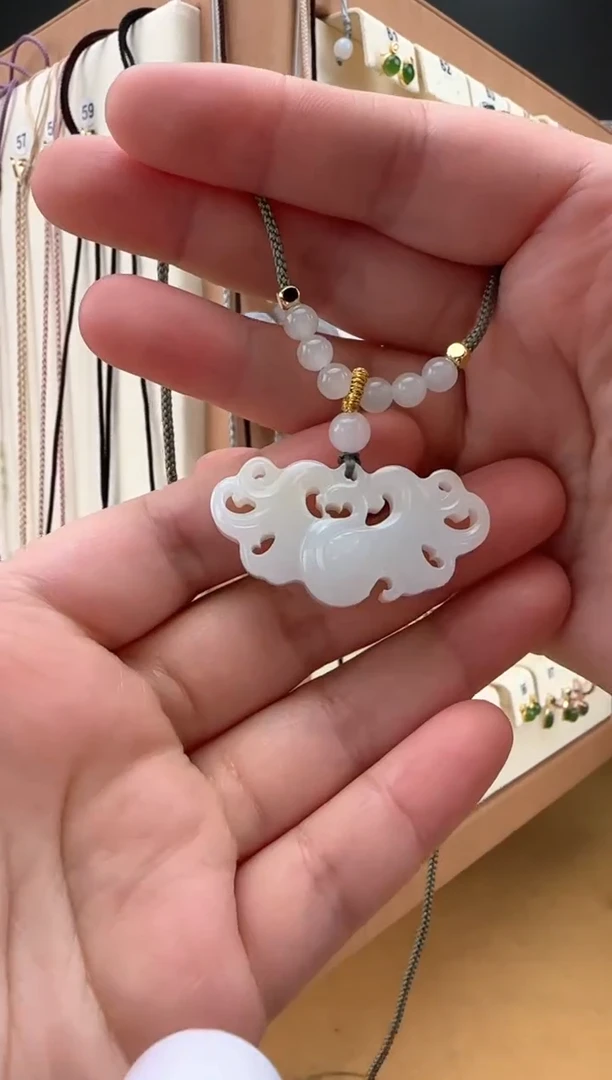 【闪购商品】和田玉颈饰未镶嵌凤凰吊坠