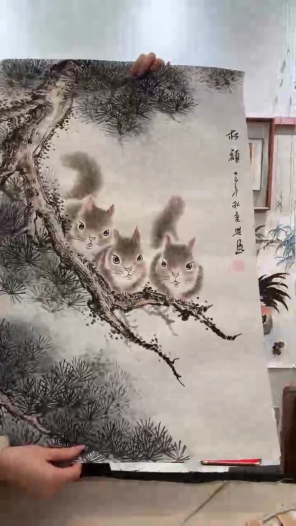 国画JX何老师国画作品一件