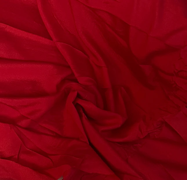 【弹力双绉红色】可做衬衣连衣裙裤子里衬等