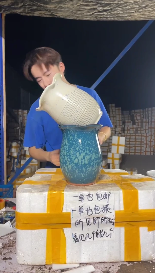 紫砂花盆紫砂花盆宜兴紫砂粗陶花盆16*20