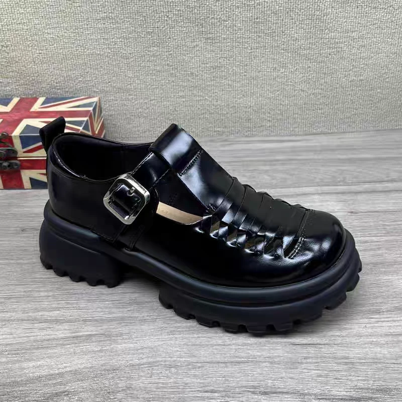2025厚底玛丽珍时尚百搭春夏英伦风女鞋210851