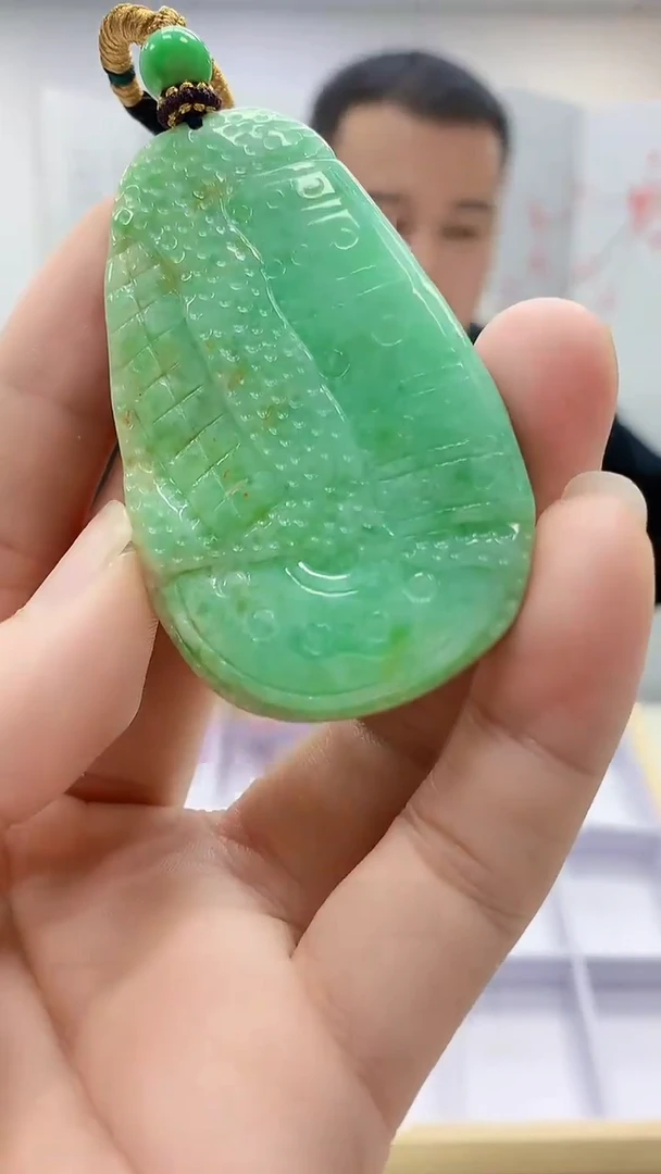 定制翡翠未镶嵌4898bb-毛货挂件78