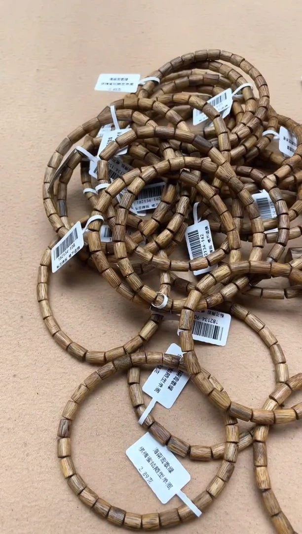 【闪购商品】沉香手串海南莺歌绿棋楠蜜结随型单圈多样性发其一