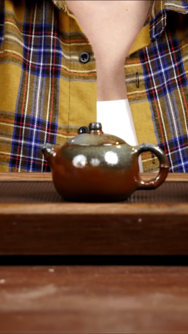 茶壶紫砂底槽青柴烧西施220CC