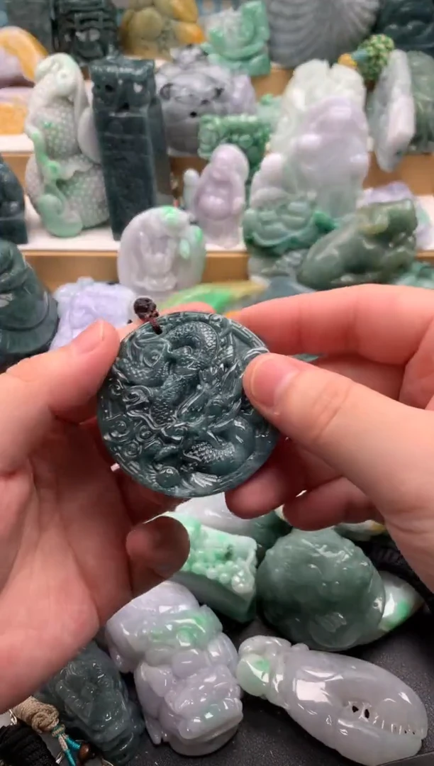 吊坠(不含链)未镶嵌翡翠1